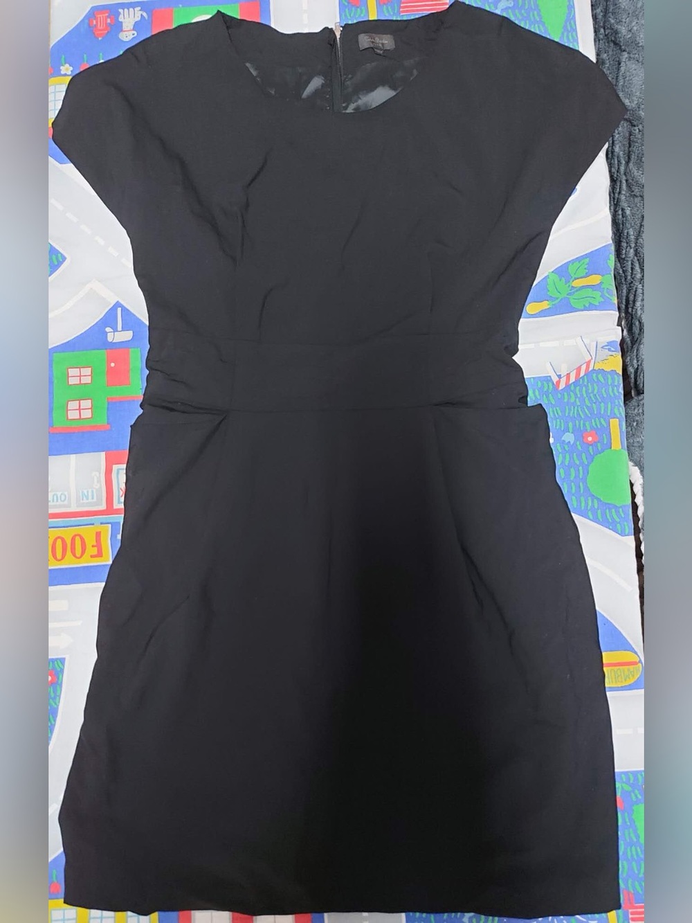 Talula Babaton black short sleeve cocktail dress